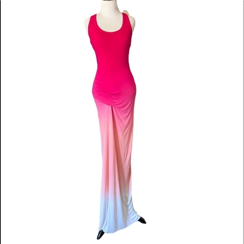 Young Fabulous & Broke Hamptons Sunset Ombre Maxi Dress SZ XS